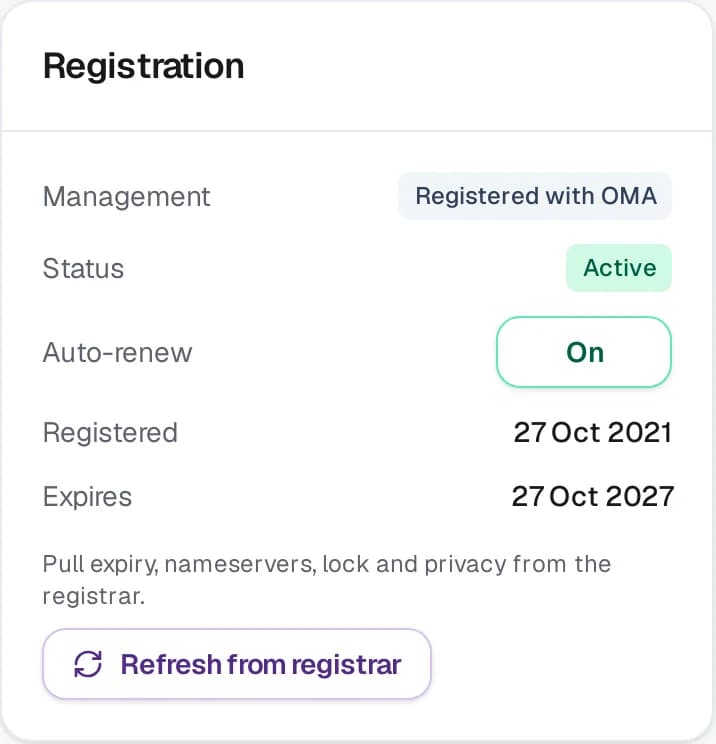 Registration
